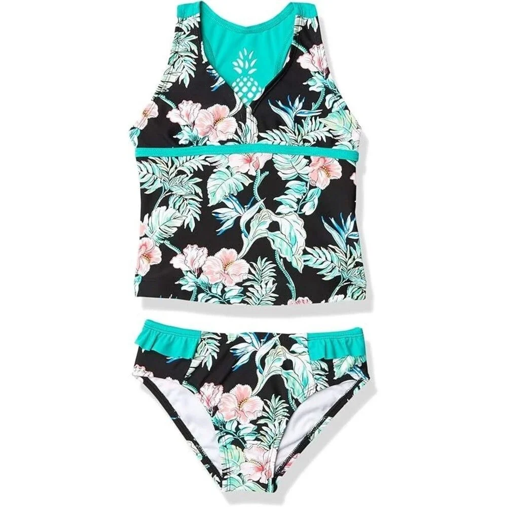 NEW Tommy Bahama little girls Two-piece Bikini Swimsuit Bathing Suit size 5